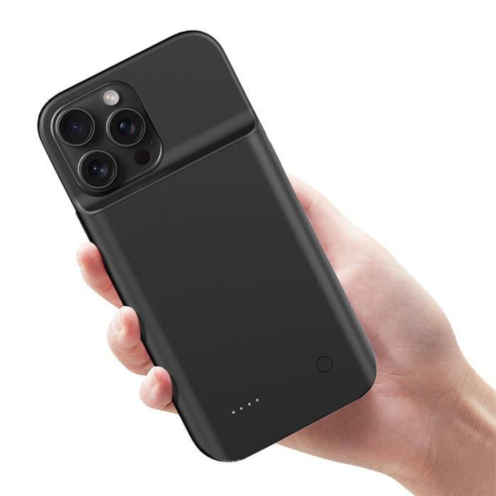 A-One Brand - iPhone 16 Plus Batteriskal 7000mAh - Svart
