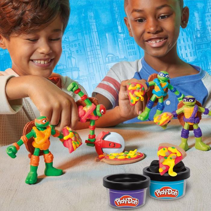 PLAY-DOH - PLAY-DOH Teenage Mutant Ninja Turtles Cowabunga Creations Bendy