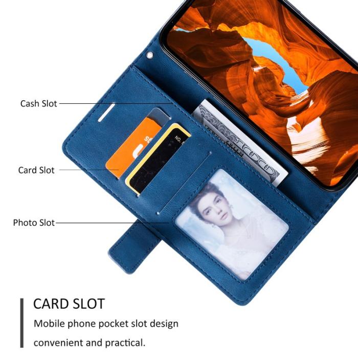 OEM - Plånboksfodral för Samsung Galaxy S26 Plus Konstläder - Blå