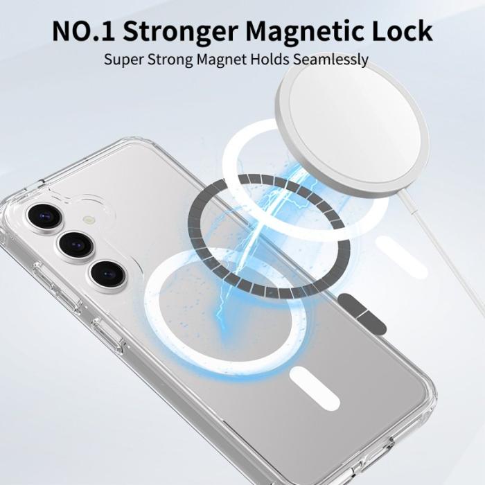 OEM - Mobilskal för Samsung Galaxy S26 Magnetiskt TPU + PC - Transparent