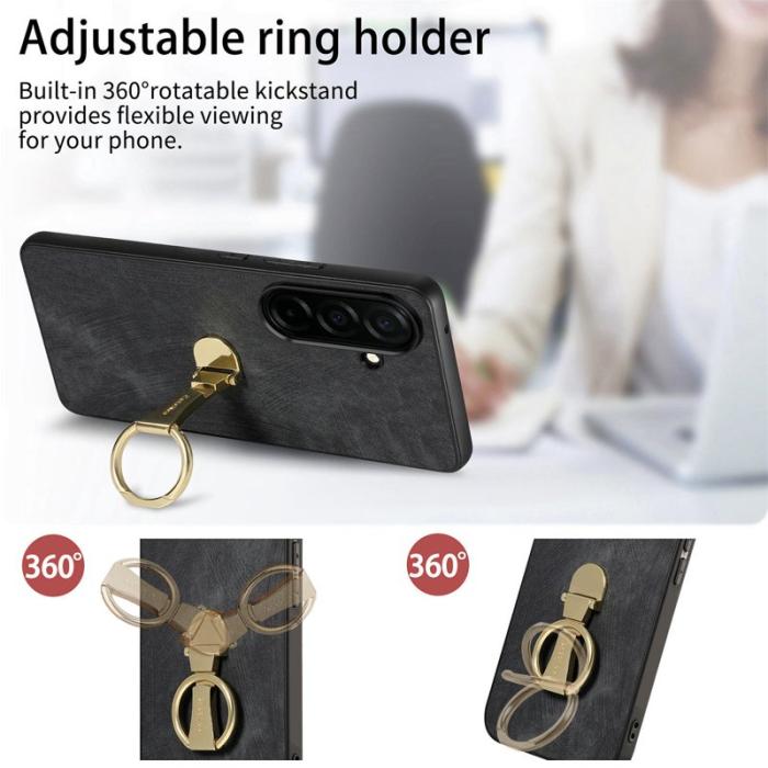 CASENEO - CASENEO Mobilfodral för Samsung Galaxy S26 Plus Fällbart Kickstand - Svart
