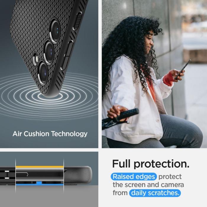 Spigen - Spigen Liquid Air för Samsung S23 PLUS mattsvart