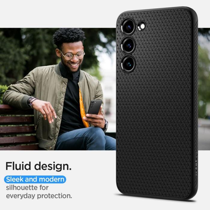 Spigen - Spigen Liquid Air för Samsung S23 PLUS mattsvart