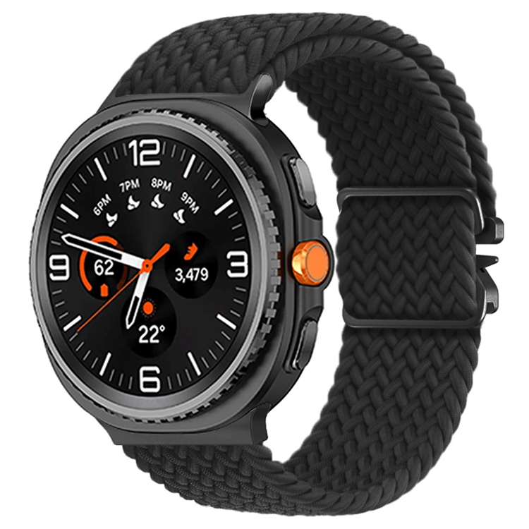 Galaxy Watch 8/ 8 Classic (40/44/46mm) Armband Nylon - Svart | 5123 | AlltMobil