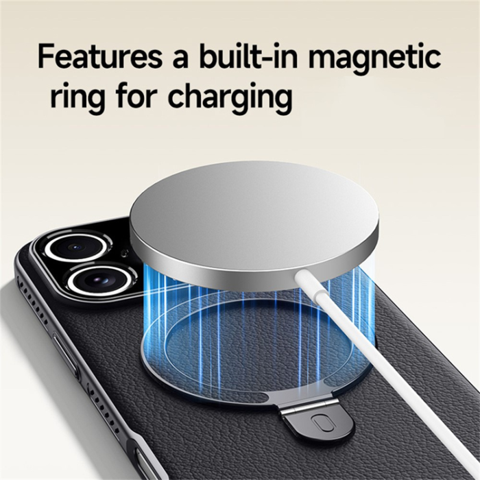 A-One Brand - iPhone 17 Mobilskal MagSafe Kickstand Electroplated Cooling