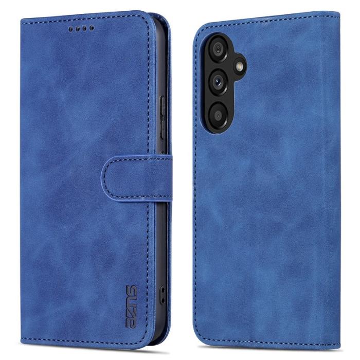 AZNS - AZNS Samsung Galaxy A34 5G Plånboksfodral Konstläder - Blå