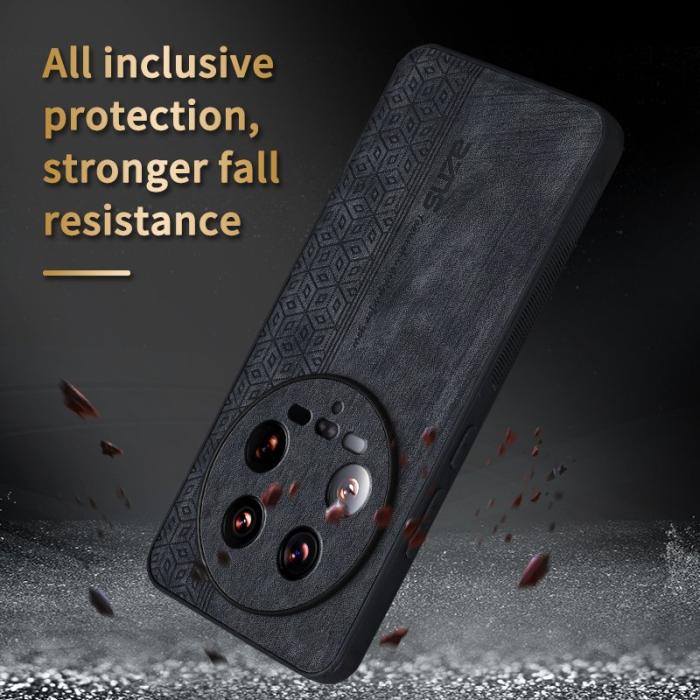 AZNS - AZNS Xiaomi 14 Ultra Fodral KonstLäder - Brun