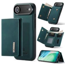 DG.MING - DG.MING iPhone Air Konstl&auml;der Pl&aring;nboksfodral Kickstand Gr&ouml;n
