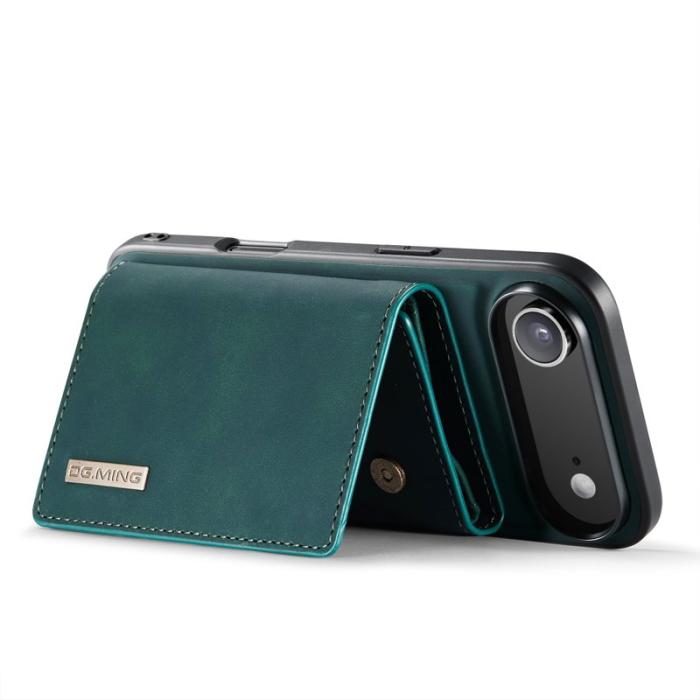 DG.MING - DG.MING iPhone Air Konstläder Plånboksfodral Kickstand Grön