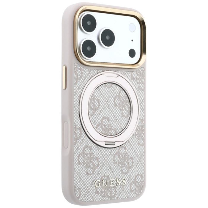 Guess - Guess Mobilskal För iPhone 18 Pro Max/17 Pro Max Magsafe Ringstativ 360 4G