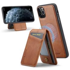 FIERRE SHANN - FIERRE SHANN 025 Fodral f&ouml;r iPhone 11 Pro Max KonstL&auml;der - Brun