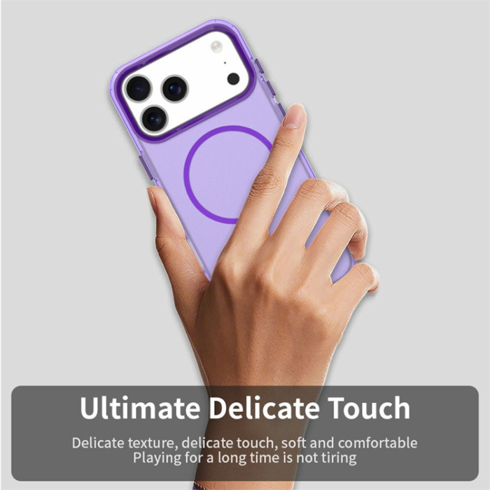 A-One Brand - iPhone 17 Pro Max Mobilskal MagSafe Candy Color - Lila