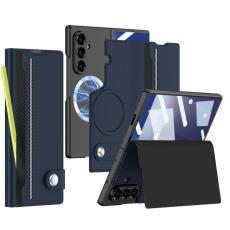 GKK - GKK Samsung Galaxy Z Fold7 Fodral - KonstL&auml;der - Bl&aring;
