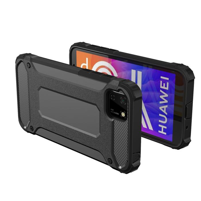 UTGATT1 - Hybrid Armor skal till Huawei Y5p - Svart