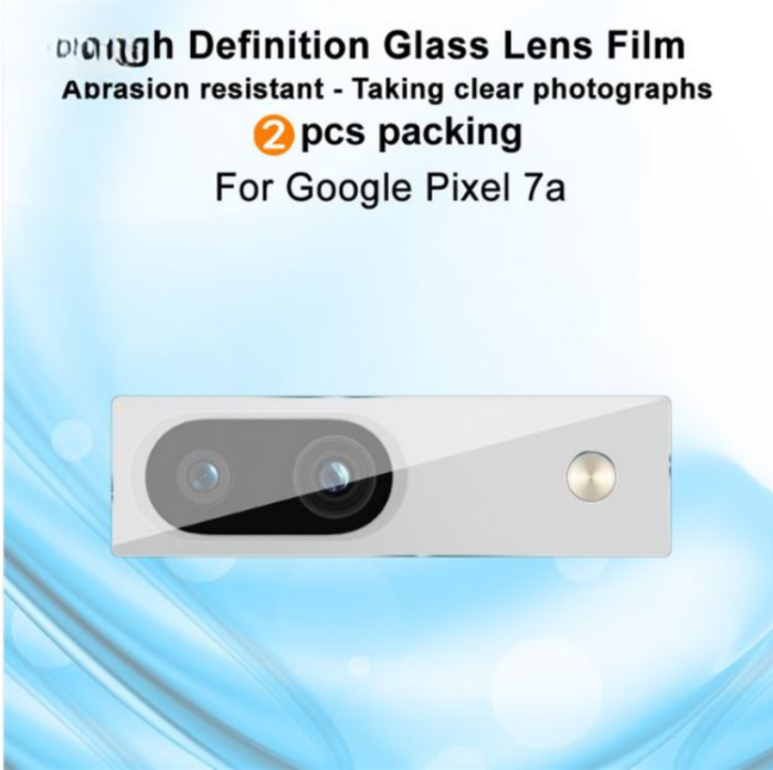 Imak - IMAK Google Pixel 7A Kameralinsskydd i Härdat glas