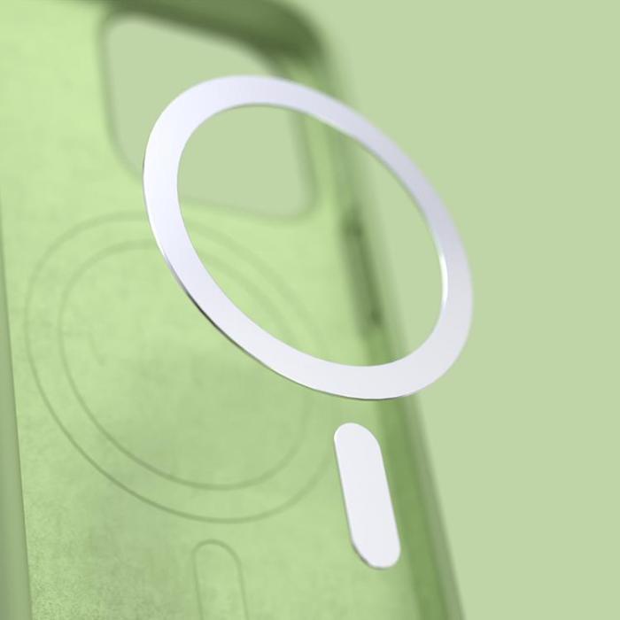 Etteri - Etteri iPhone 13 Mobilskal MagSafe Silikon - Ljusgrön