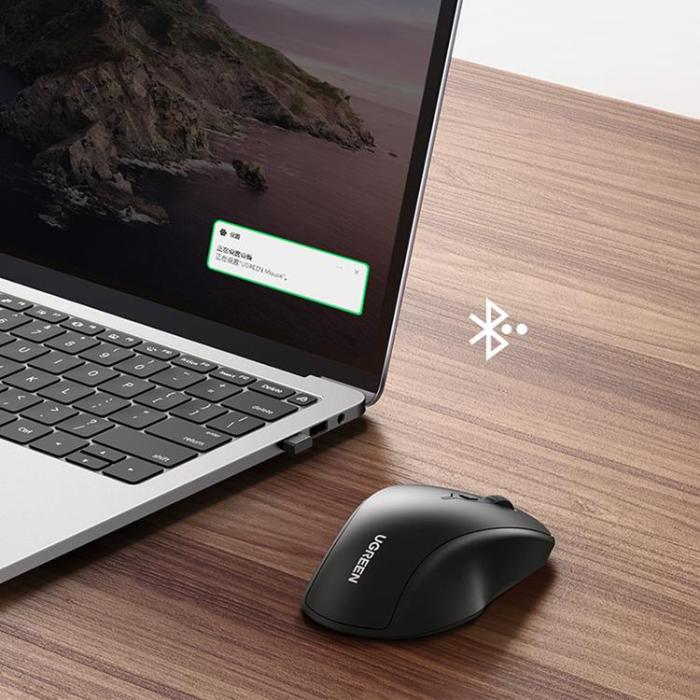 Ugreen - Ugreen Ergonomisk Trådlös Mus - Svart