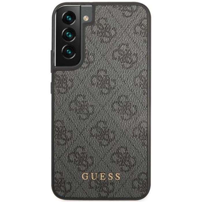 Guess - Guess Galaxy S24 Plus Mobilskal Metall Guld Logo - Svart