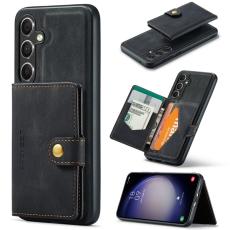 JEEHOOD - JEEHOOD Samsung Galaxy S23 FE Fodral Retro KonstL&auml;der - Svart