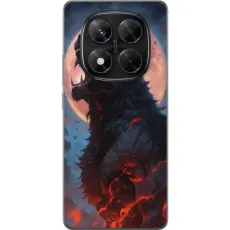 iSecrets - Genomskinligt Skal kompatibel med Xiaomi Redmi Note 14 Pro med Ylande varg