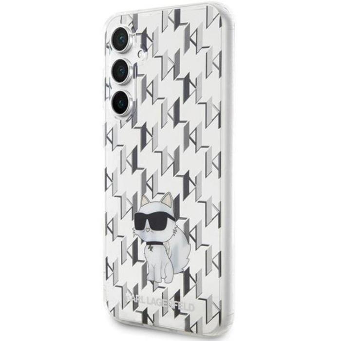 KARL LAGERFELD - Karl Lagerfeld Galaxy S23 FE Mobilskal Monogram Choupette - Transaprent