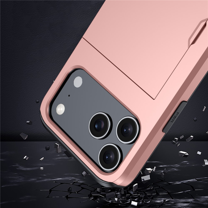 A-One Brand - iPhone 17 Pro Mobilskal korthållare - Svart