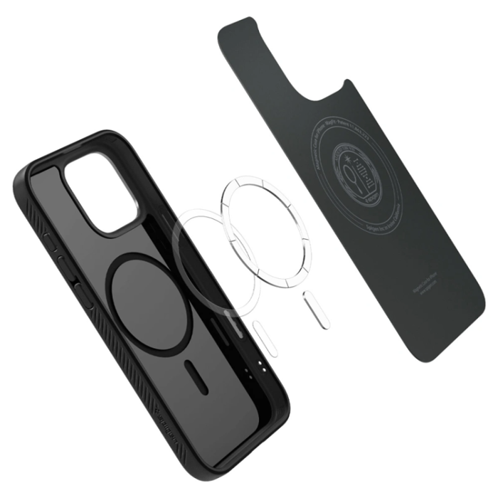 Spigen - Spigen iPhone 16 Pro Mobilskal Magsafe Liquid Air - Svart