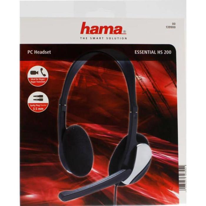 UTGATT1 - HAMA Headset PC Office HS-P100 - Svart