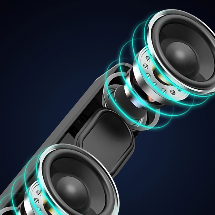 Dudao - Dudao Bluetooth Högtalare Y2 Plus 2400 mAh - Svart