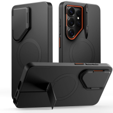 Tech-Protect - Tech-Protect Mobilskal F&ouml;r Galaxy S26 Ultra Magsafe Kevlar Aura - Svart/Orange