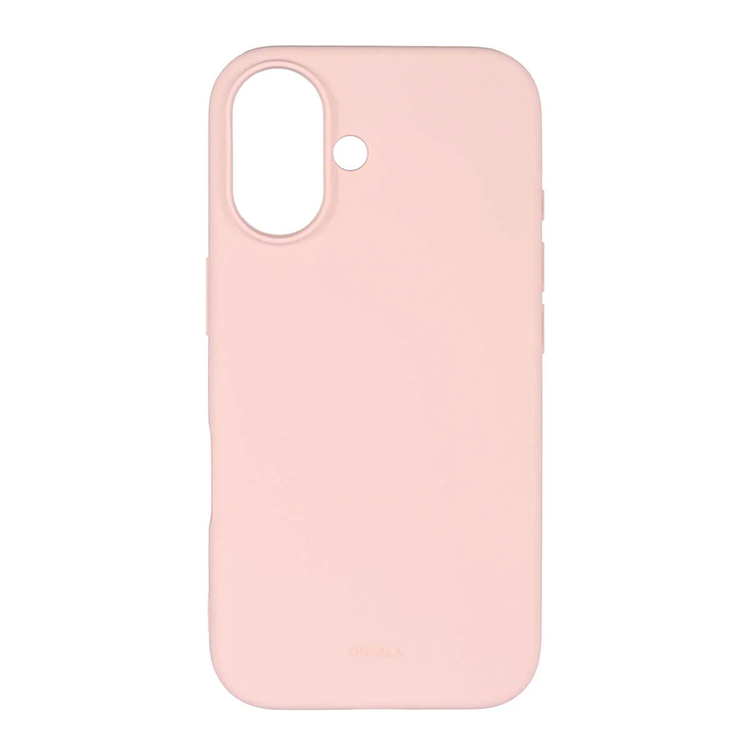 Onsala iPhone 16 Mobilskal Silikon - Rosa | 2353 | AlltMobil