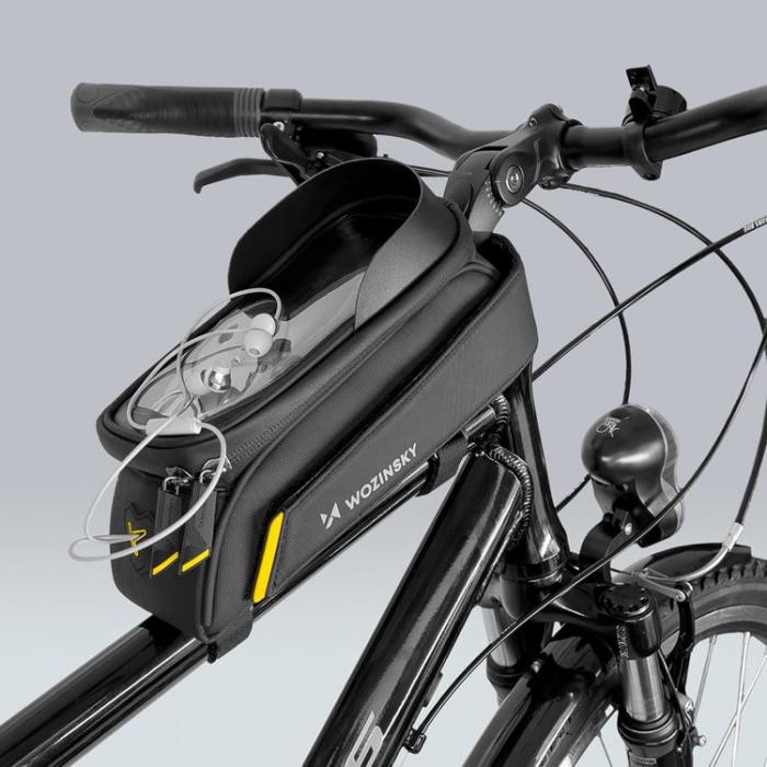 Wozinsky - Wozinsky Ram Cykelväska Telefonhållare 1l - Svart