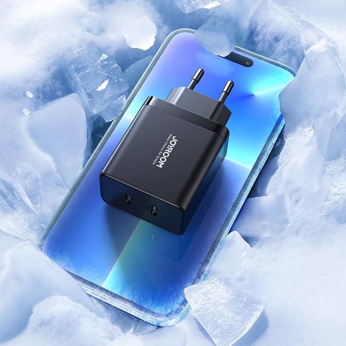 Joyroom - Joyroom Snabbladdare JR-TCF09 2x USB-C 40W - Svart