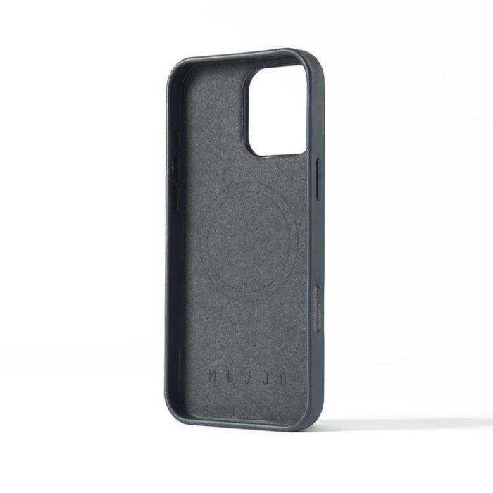Mujjo - Mujjo iPhone 16 Pro Max Mobilskal MagSafe Maiz - Stålblå
