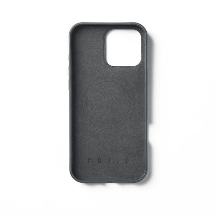 Mujjo - Mujjo iPhone 16 Pro Max Mobilskal MagSafe Maiz - Stålblå