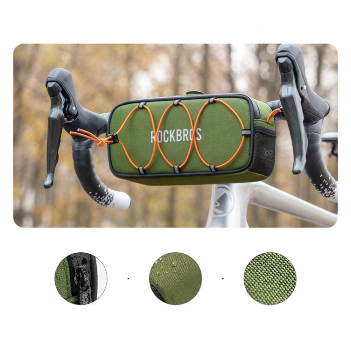 Rockbros - Rockbros Vattentät Cykelväska för Styren 1.9L ROAD TO SKY TL001 - Grön