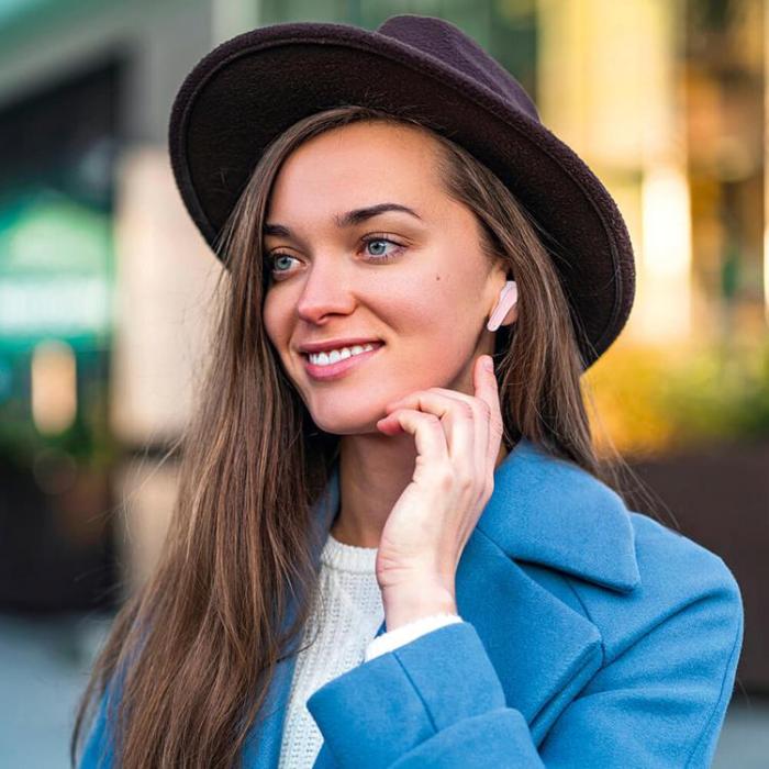 Hama - Hama TWS In-Ear Trådlösa Hörlurar Freedom - Rosa