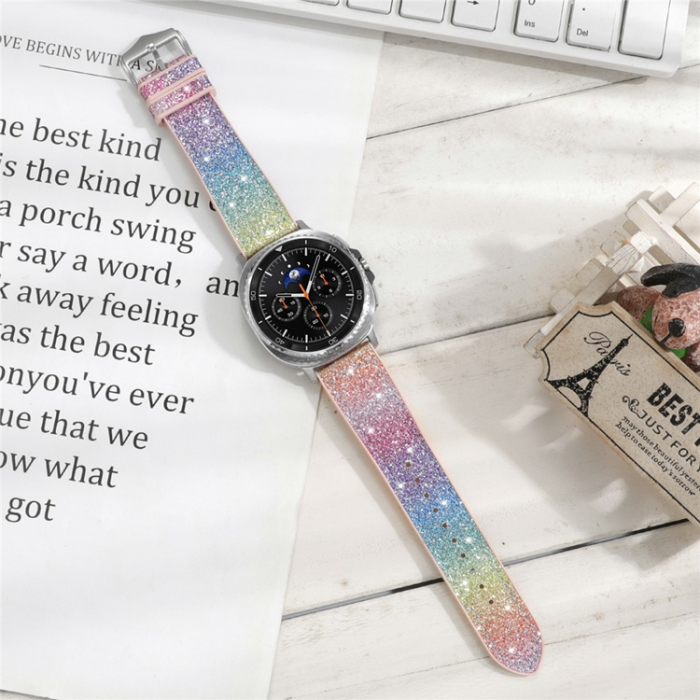 A-One Brand - Galaxy Watch 8 (44/40 mm)/8 Classic (46mm) Armband Glitter Decor