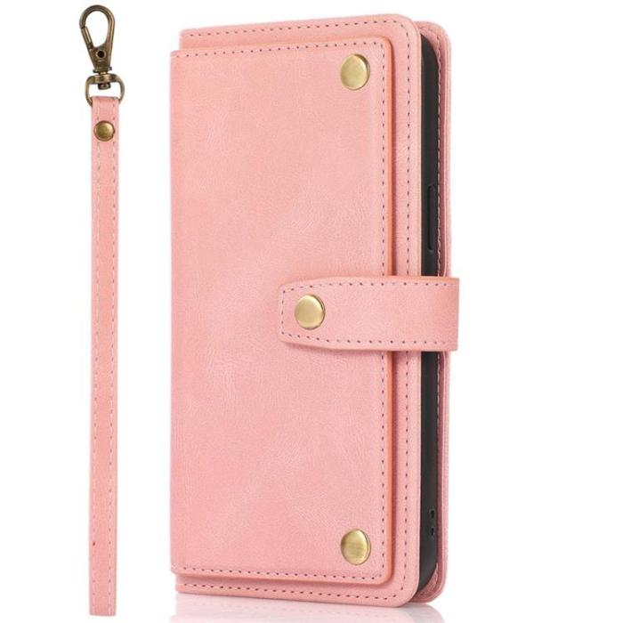 OEM - iPhone 14 Pro Plånboksfodral Flip - Rosa