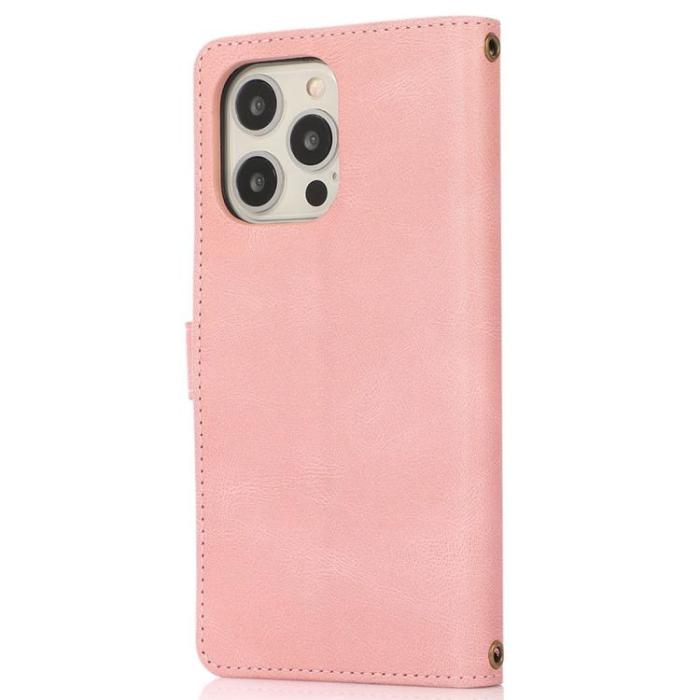 OEM - iPhone 14 Pro Plånboksfodral Flip - Rosa