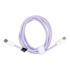 OEM - Typ-C to Typ-C Kablar PD 60W 3A C263 1.5 m - Lila