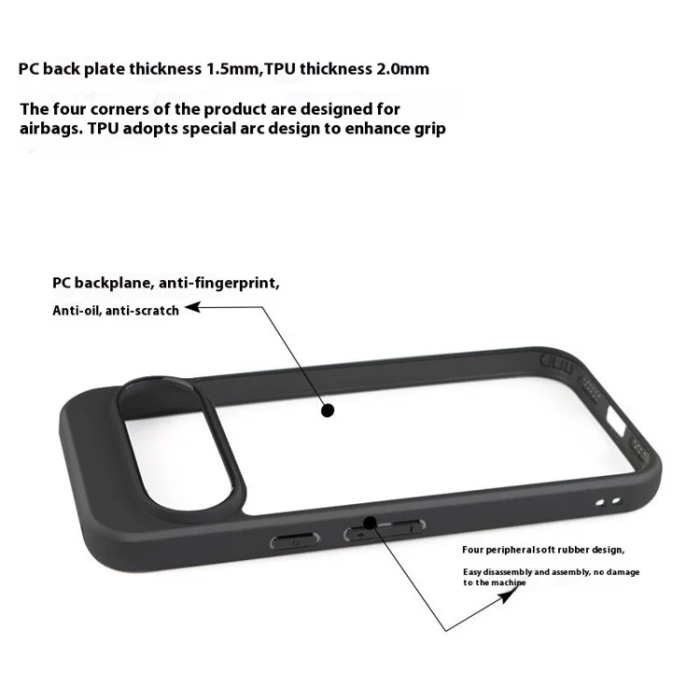 A-One Brand - Google Pixel 10/10 Pro Mobilskal Shockproof - Clear