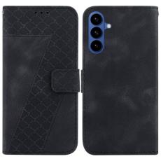 OEM - Samsung Galaxy S26 / S26 Pro St&auml;llskal 7-formad M&ouml;nster KonstL&auml;der - Svart