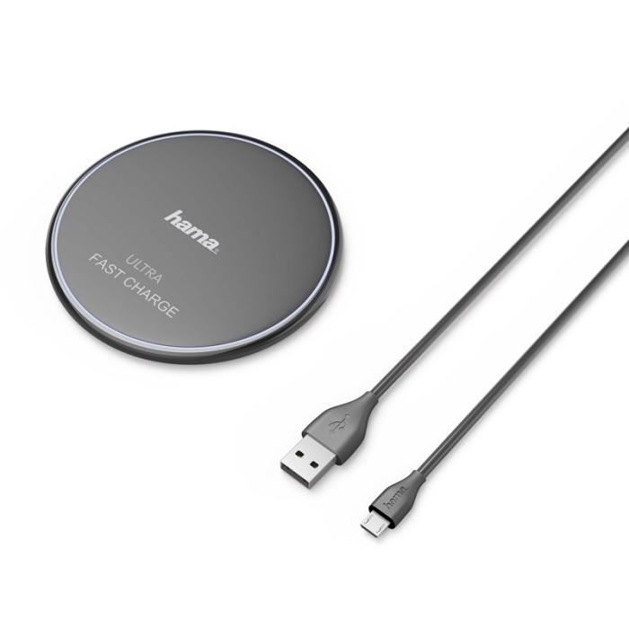 UTGATT5 - Hama QI Trådlös Laddare 1.5A Ultra Snabbladdare