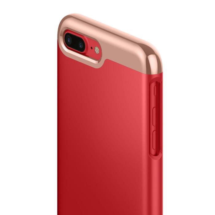 Caseology - Caseology Savoy Skal till Apple iPhone 7 Plus - Röd