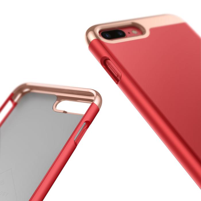 Caseology - Caseology Savoy Skal till Apple iPhone 7 Plus - Röd