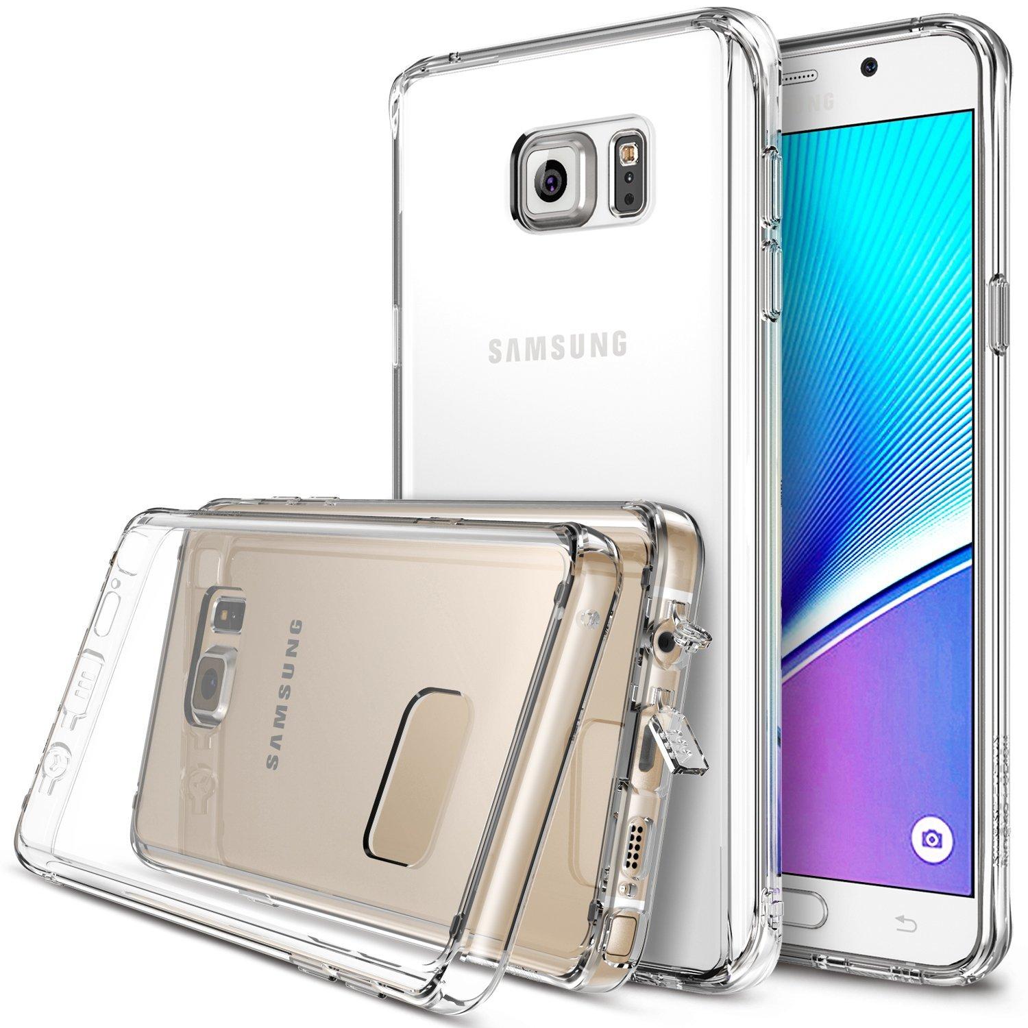 Ringke Fusion Shock Absorption Skal till Samsung Galaxy Note 5 - Crystal View | 2353 | AlltMobil