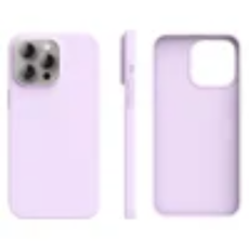 A-One Brand - iPhone 15 Pro Max Mobilskal Ultra Thin Silikon - Bean Lila