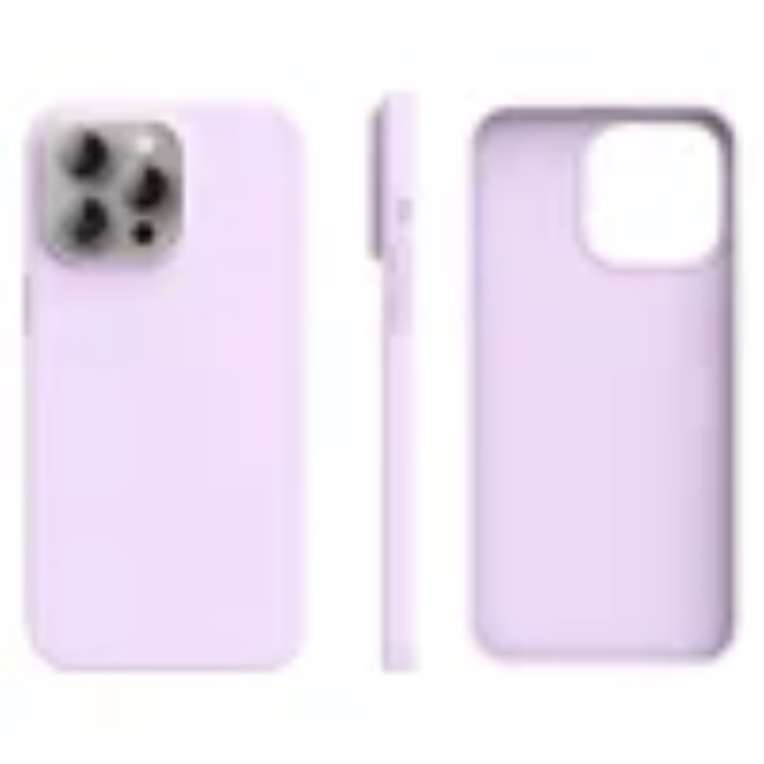 A-One Brand - iPhone 15 Pro Max Mobilskal Ultra Thin Silikon - Bean Lila