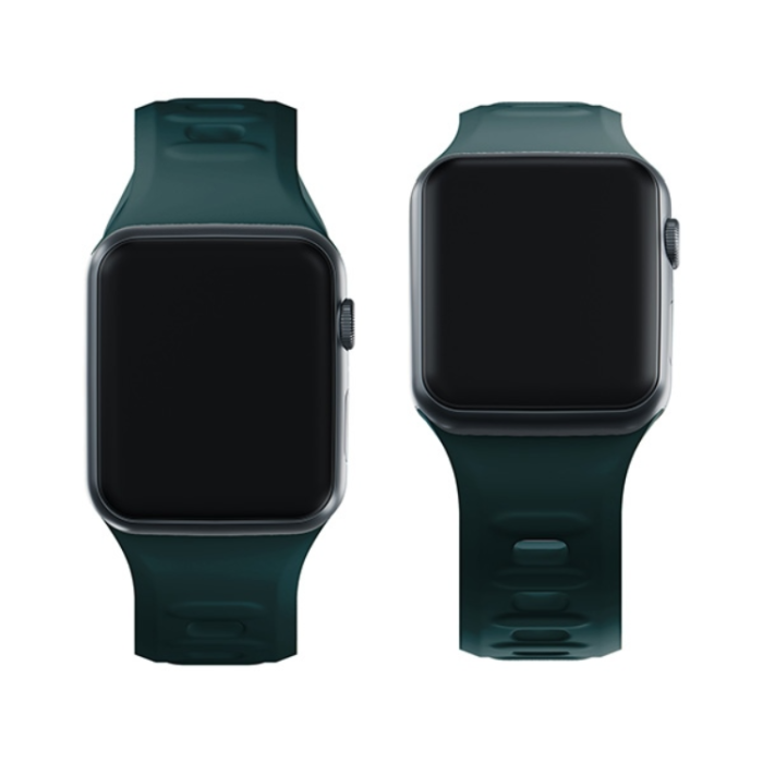 3MK - 3mk Apple Watch (38/40/41mm) Armband Silikon - Grön